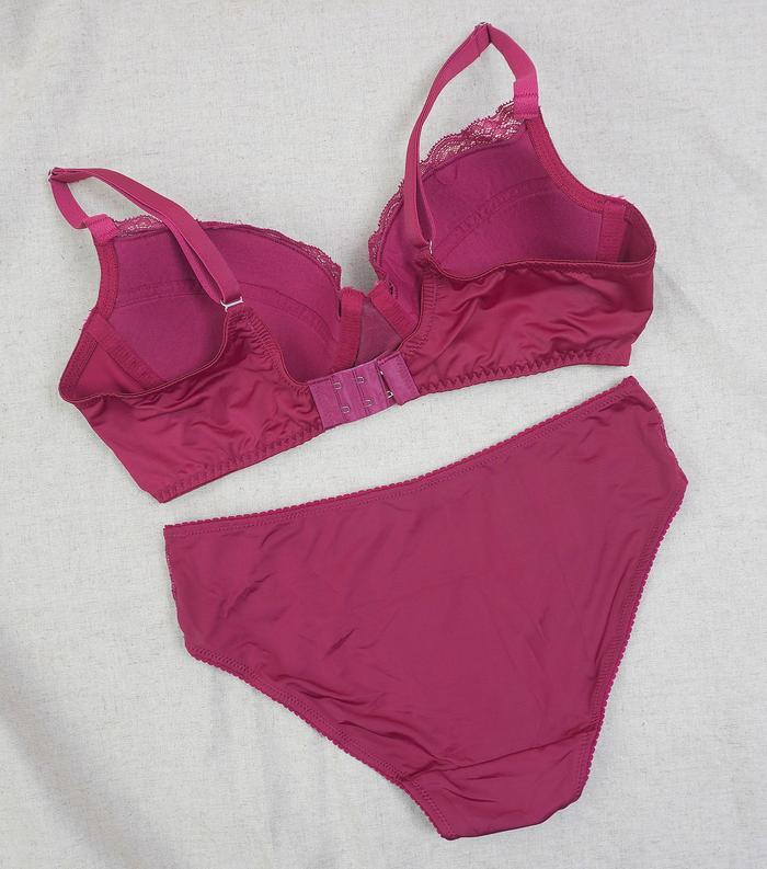 NEW BRA SET WANITA KAWAT ST. YVES CUP 3/4 BUSA TIPIS UNDERWIRE MIX RENDA PAKAIAN DALAM SY509MAR ORI