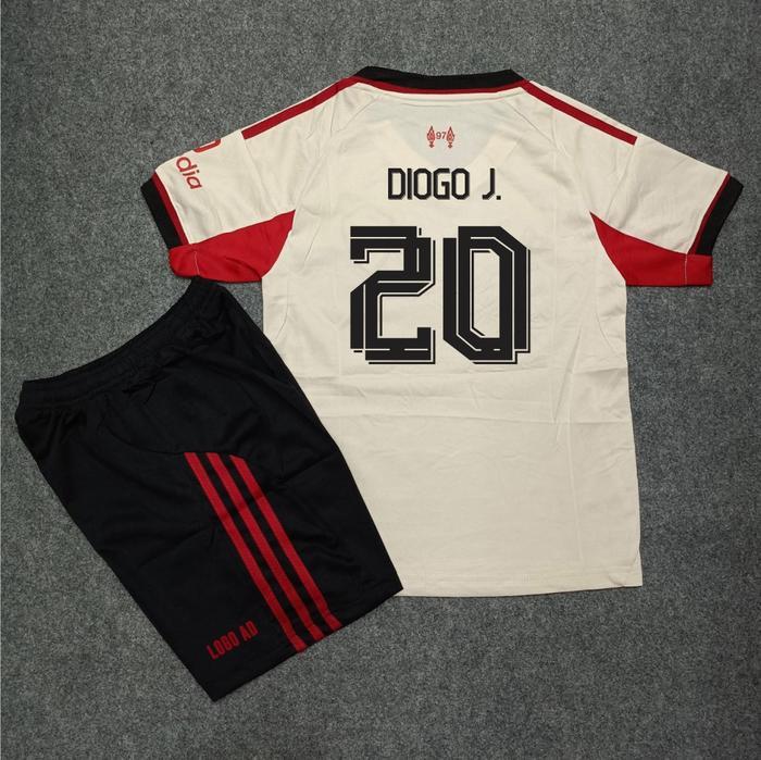 Jersey Kids Set L1V3Rp00L Home 2526 Merah Setelan Sepak Bola Futsal Anak Seragam Baju Bola Kaos Bola