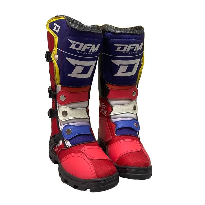 Sepatu Cross Trail Adventure Trabass Grasstrack DFM racing new model Boots mx Shoes