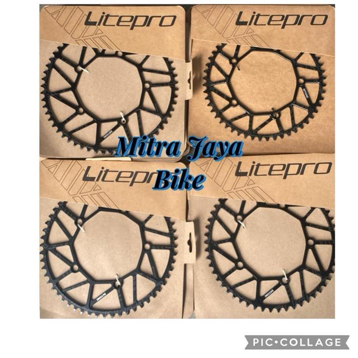 Chainring Litepro Alloy 52 54 56 dan 56 BCD 130