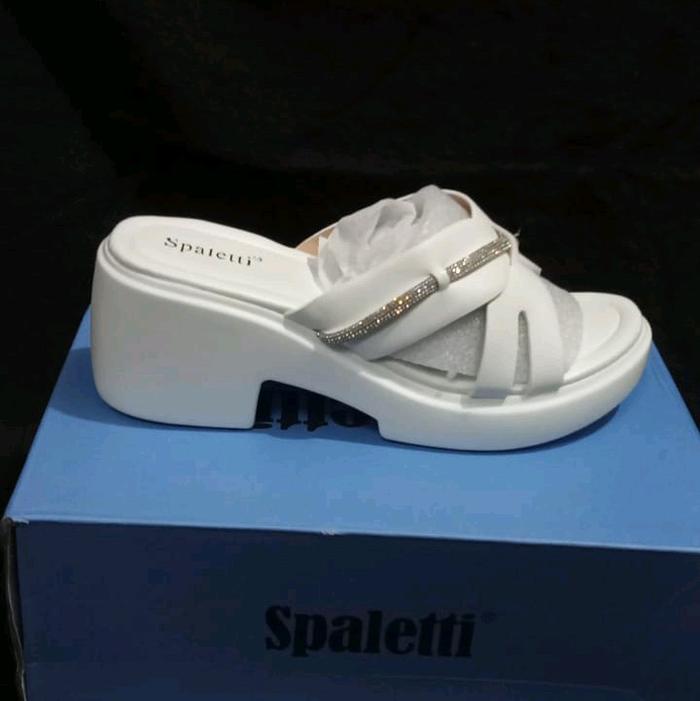 Spaletti Heels wedges wanita