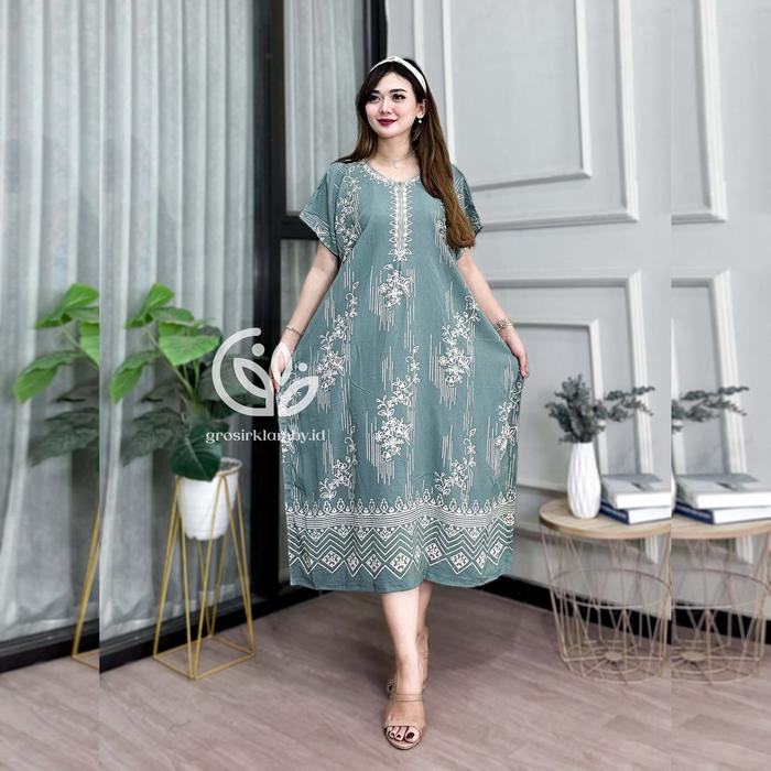 Daster Lowo Klaten Jumbo Rayon Batik Premium Busui Nyaman Adem