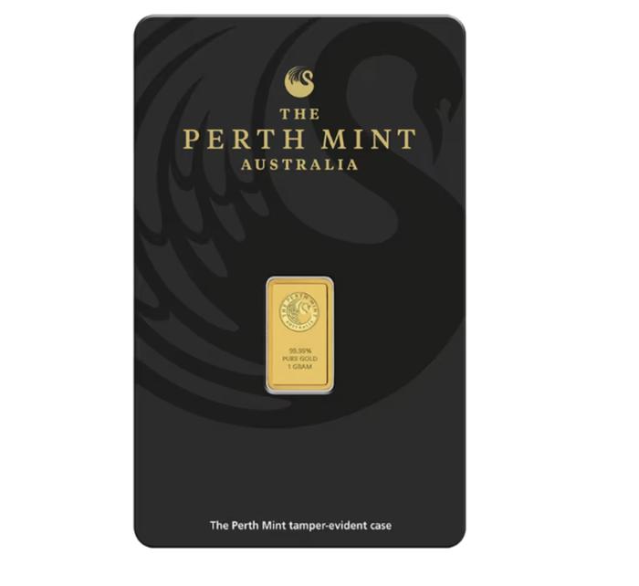 FAST PO 2 MINGGU 1 gram Perth Mint 9999 Gold Bar  In Assay Emas Batangan
