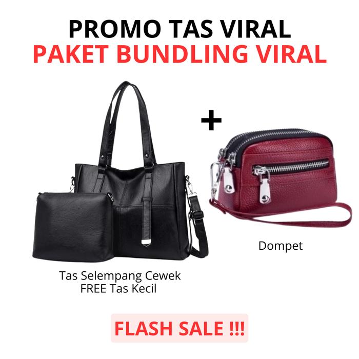 PROMO VIRAL DAPAT 3 - Tas Selempang Kondangan Wanita Ibu Emak Viral Bisa Untuk Pengajian, Kuliah, Se