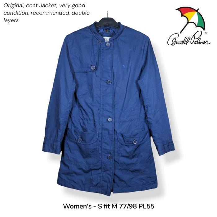 Arnold Palmer Casual Coat Jacket Wanita Size S fit M Original  Outer Panjang Jaket Blazer