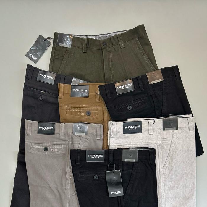 Celana Pria POLICE DENIM Original