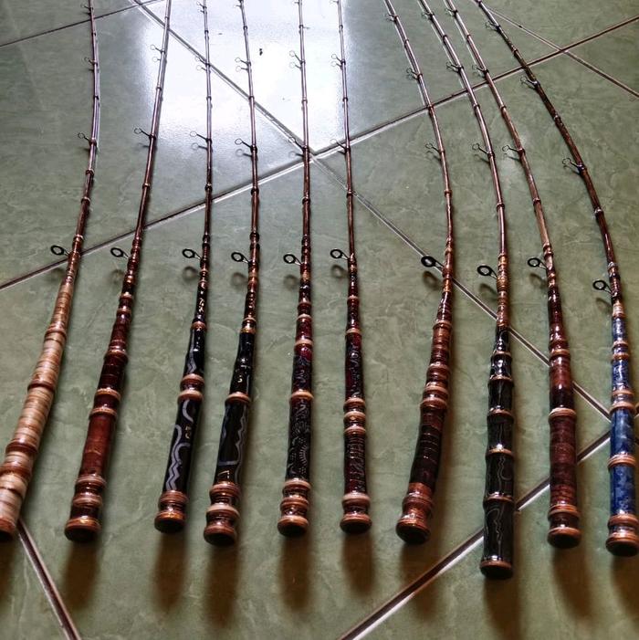 Joran Waregu Pull Motif Clasik Besutan Manual Cocok untuk Lomba dan Penggunaan Harian Gaya Klasik da