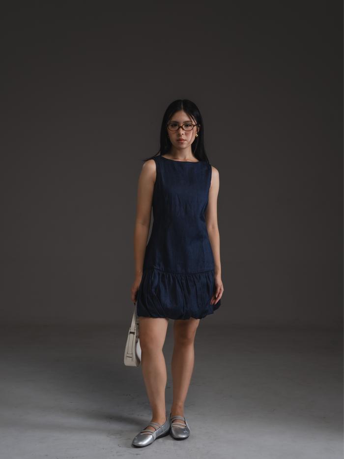 TASY - Maven Dress Denim & Cotton