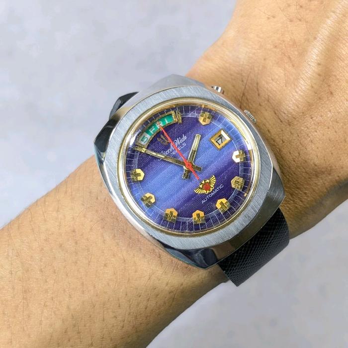 Vintage Ricoh Wide Automatic Purple Dial or Ricoh President Automatic