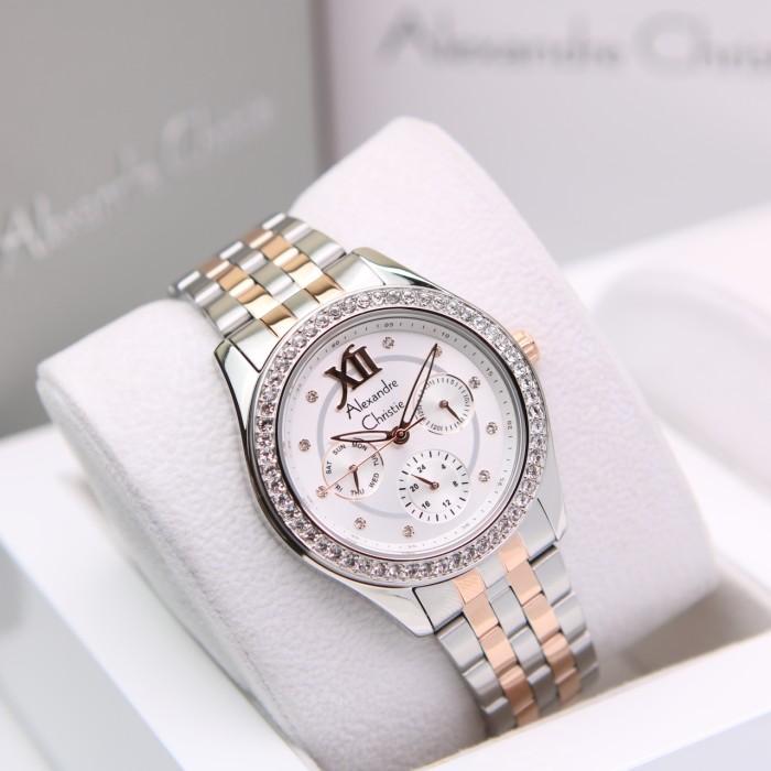 ALEXANDRE CHRISTIE AC 2496 SILVER ROSEGOLD. GARANSI RESMI 1TAHUN