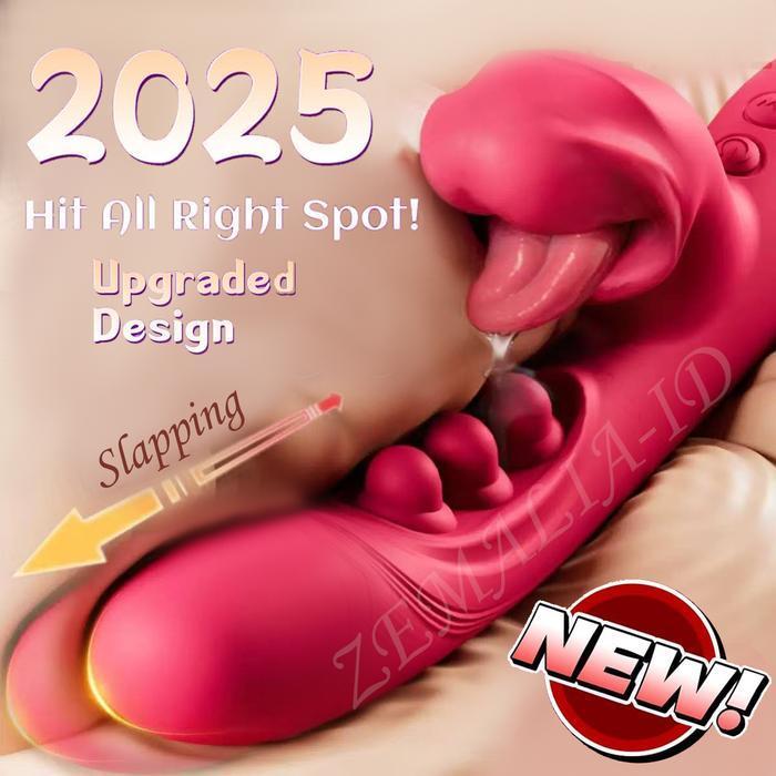 Seshlar 2025 5In1 , Sucking Licking Slappingthrusting Viting Massager Alat Bantu .Wanita Ge