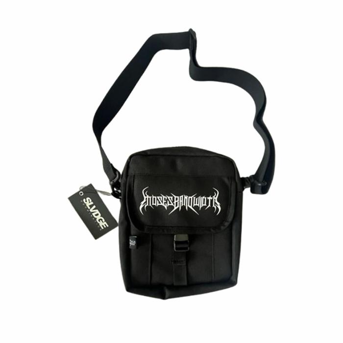 Savage Tas Selempang Hitam dengan Desain Moses Bandwidth untuk Gaya Urban