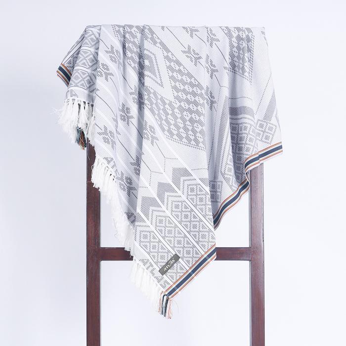 TERBARU Surban Subaiyah ATLAS Motif Dobby SGF 01 Putih