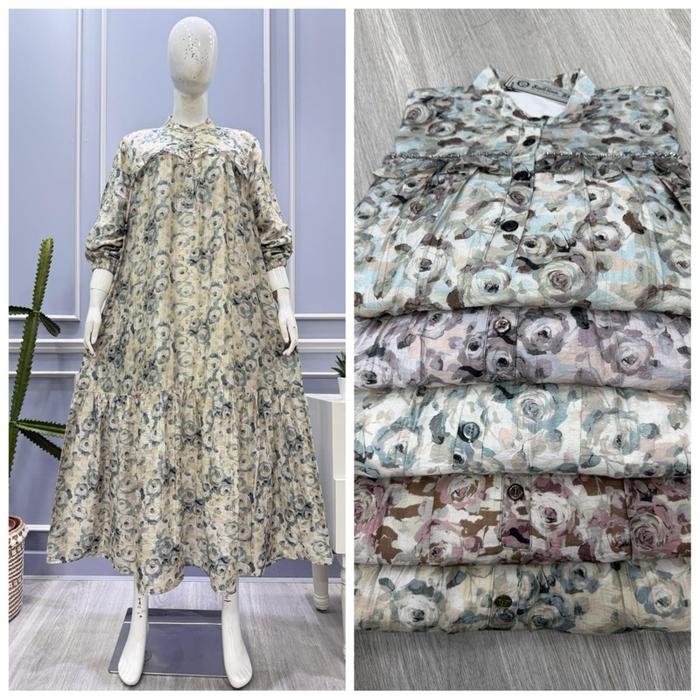 Gamis jumbo salvina velencia mote terbaru