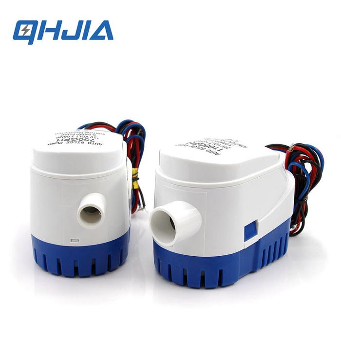 Automatic Boat Submersible Bilge Pump 12V 24V Volt DC Electric Marine Water Pump Small Auto 6500GPH 