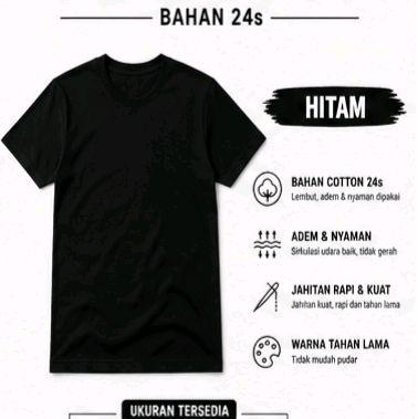 kaos polos 24s premium