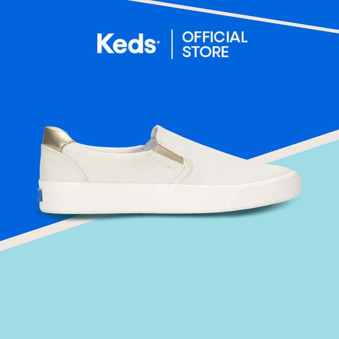 KEDS Women Pursuit Slip Lurex Linen-WF69166