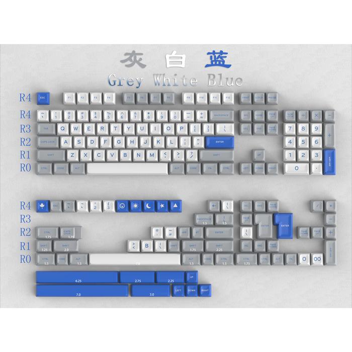 GMKY AFSA  KEYCAP ABS DOUBLE SHOT Keycap FOR Cherry MX switch keycaps