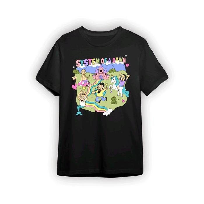 kaos band anak- system of a down-kaos anak system of a down
