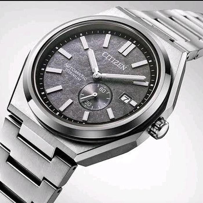 Citizen Zenshin Super Titani-um Grey Dial Automatic NJO180-80H 100M Men's watch. jam tangan citizen