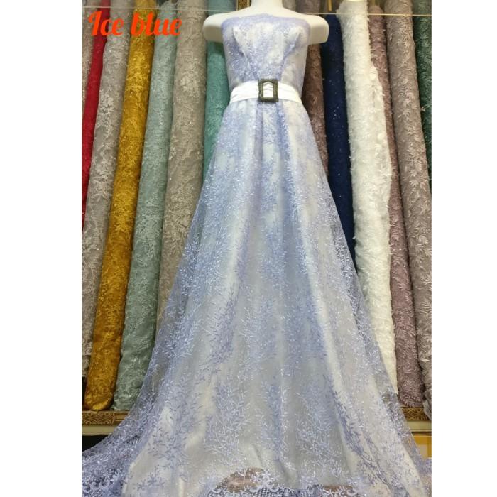 Promo !! Bahan kebaya tile 3D kain tile timbul tile korea brukat