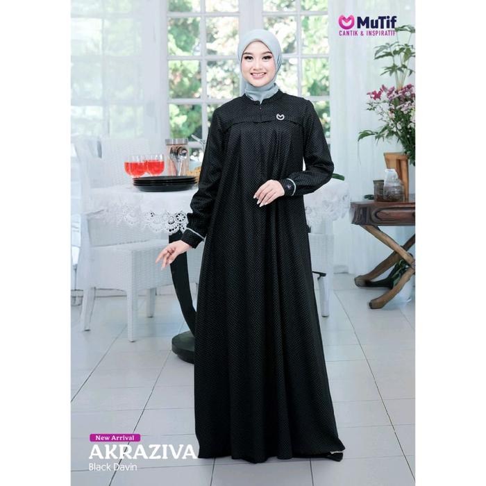 Gamis Hitam Akraziva by MuTif || Gamis MuTif