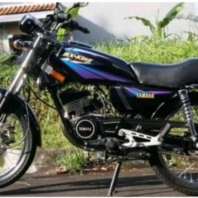 STRIPING RX KING LIST STICKER RX KING 2002 HITAM LAMINASI LOSTPACK [NTS]