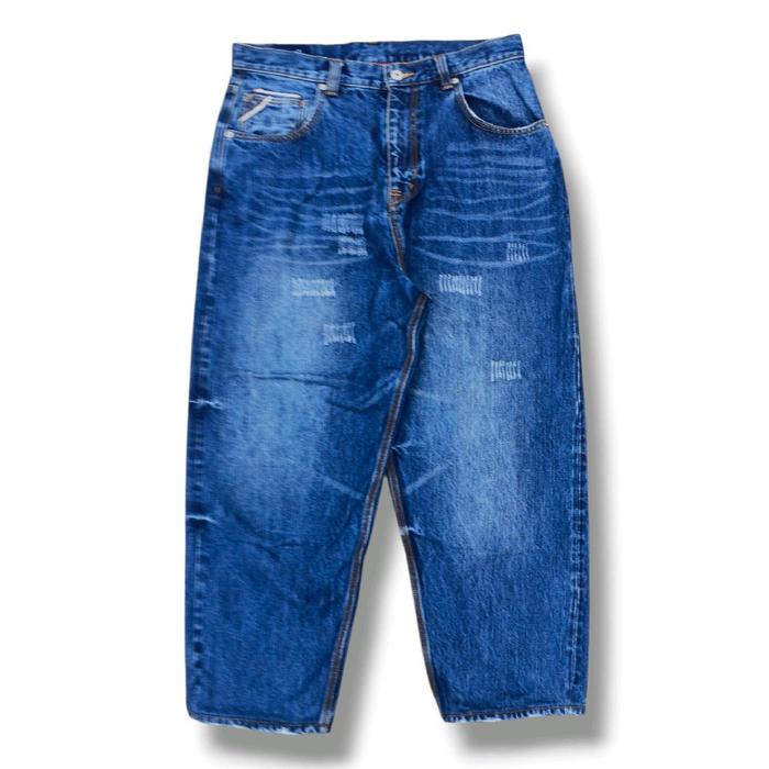 SELVEDGE DENIM JEANS BAGGY OFF SEA, SIZE 32, LP 86 cm,,PANJANG 97 cm, OL 20 cm,,exelent condition
