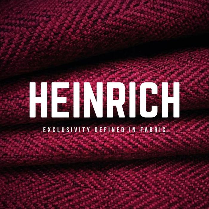 HEINRICH Kain Polos Herringbone Texture - Bahan Pelapis Sofa / Jok Kursi Polyester Herringbone Kanva