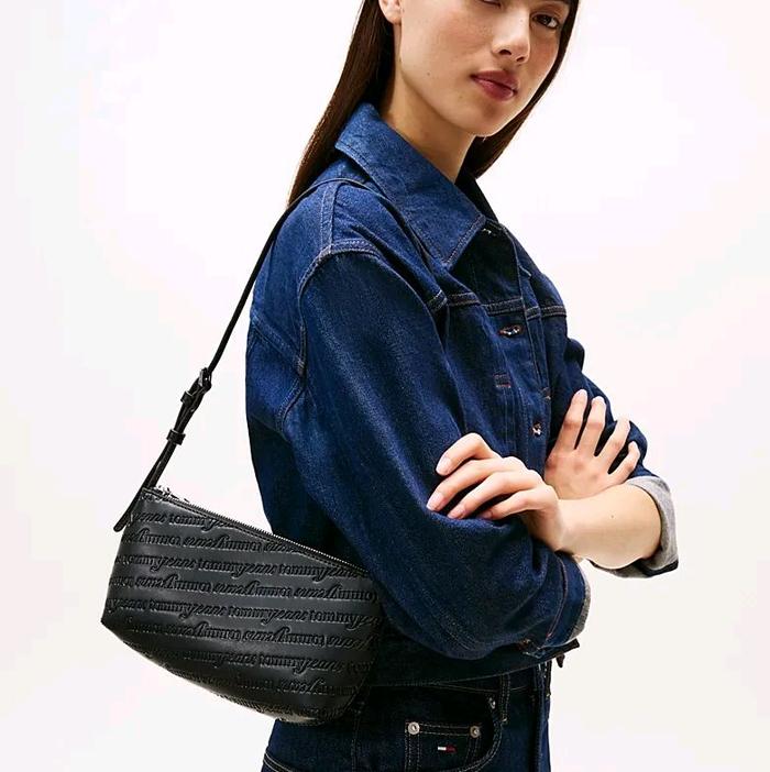 TOMMY HILFIGER Tommy Jeans - Debossed Logo Original Shoulder Bag Wanita