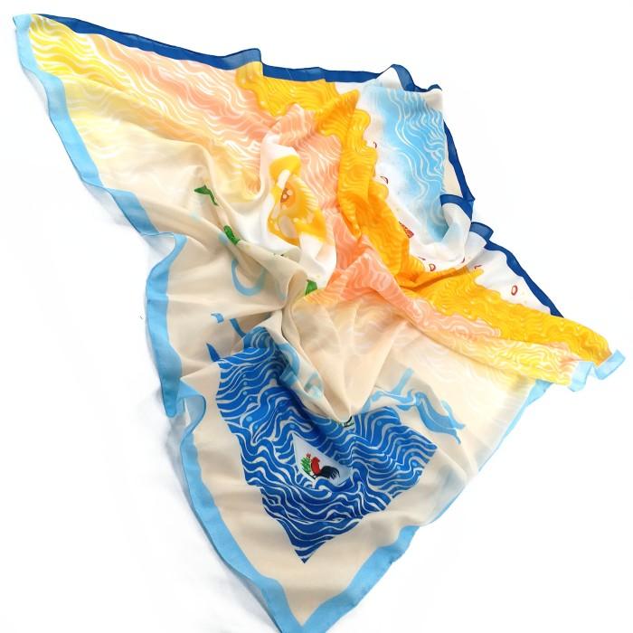 Scarf IGOR sunset voile mie goreng instan telur hijab voal premium