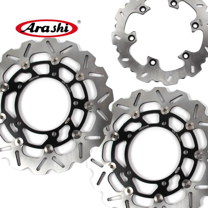 ARASHI HAYABUSA GSXR1300 Front Rear Brake Rotors Disc For SUZUKI