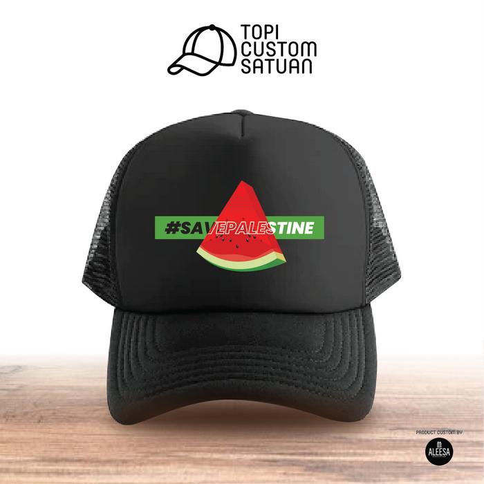Topi custom satuan untuk dewasa/ topi islami/ islam