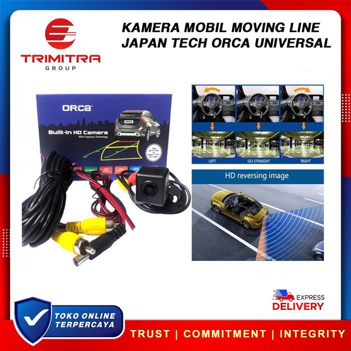 Kamera Parkir Mundur Mobil ORCA Moving Line Auto Otomatis UNIVERSAL