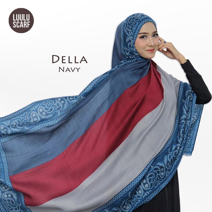 Della - By Luulu Scarf Pashmina Katun Tyrex Lembut