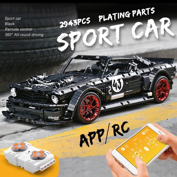 MOULD KING 13108 Car 1965 Fords Mustang Hoonicorn V2 1:8 Car