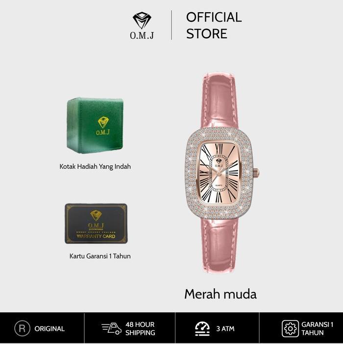 Cod Omj Watch G063 Jam Tangan Wanita Original Terbaru 3Atm Anti Air Fashion Simple Santai Elegant Lu