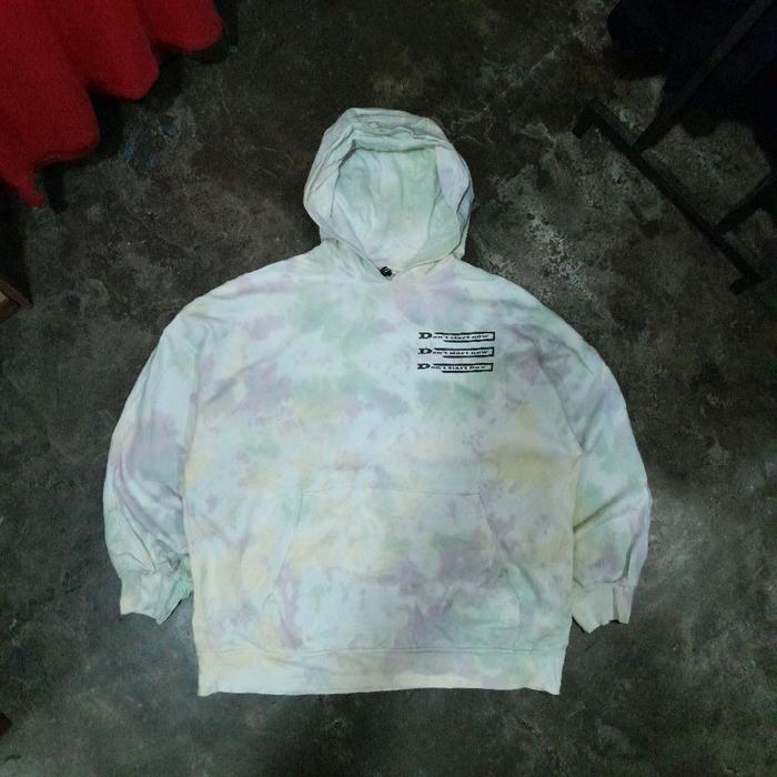H&M X DUA LIPA "DON'T START NOW" TIE DYE HOODIE