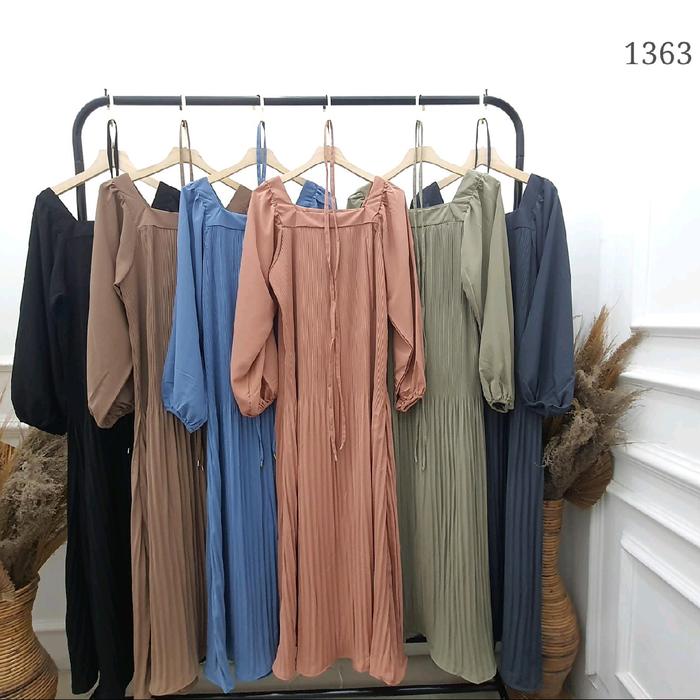 Long Dress bahan furano import ld 120 import