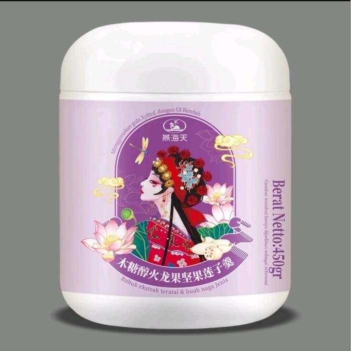 (HALAL)Ou fen / Premium xylitol Lotus Root Powder Oufen Bubuk Ekstrak Akar Teratai 450gr Makanan Die