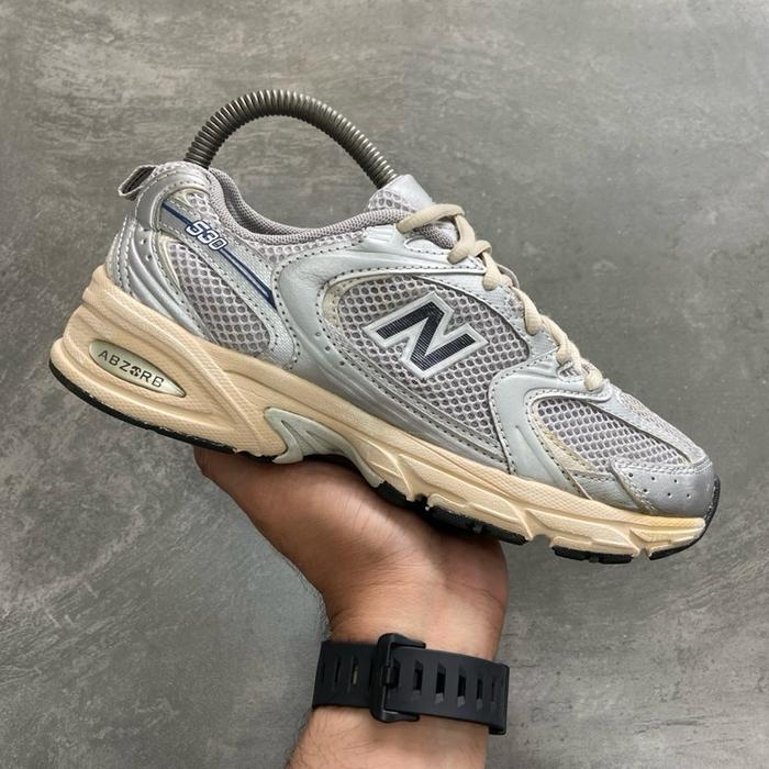 [Size 37] Rare New Balance 530 ‘White Silver Metallic’ (MR530VS) Second Original Kondisi Mulus Nomin