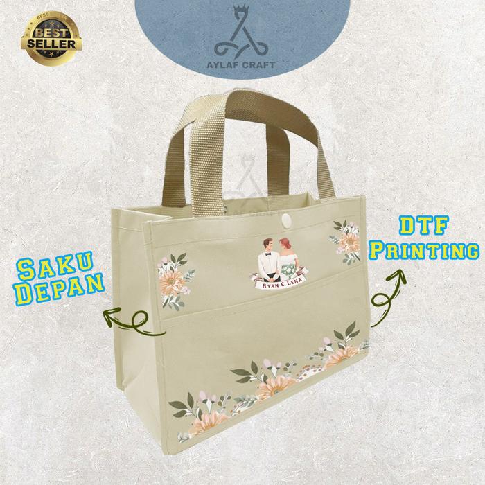 Tas Hampers Premium-Tas Sovenir-Tas Jinjing-Totebag Sovenir-tas ULTAH - tas BIDAN - PERNIKAHAN