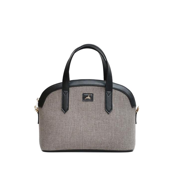 Big Promo Povilo Bruang Bag Grey Polyester Canvas - Premium Tas Wanita Best Seller