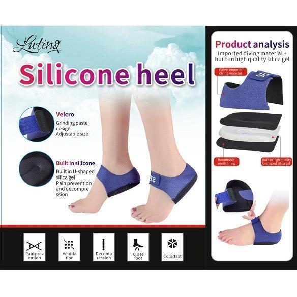 Tb10 Bantalan Pelindung Tumit Kaki Anti Sol Insole Alas Sepatu Sandal Shoes Pasti Ori