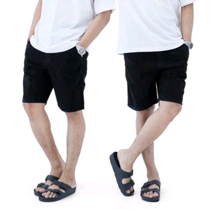 SLP celana pendek pria premium cowok laki laki dewasa polos terbaru boardshort distro jeans Surfing