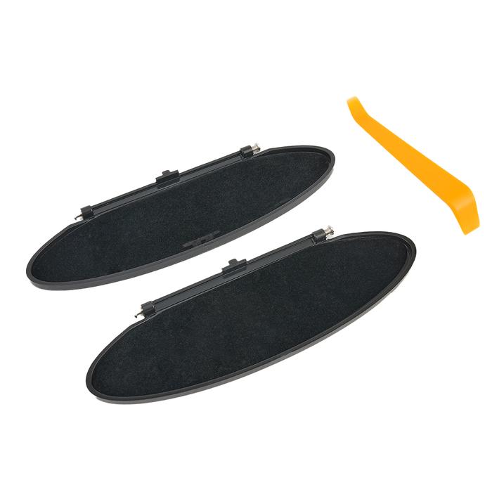 2PCS Sunvisor Vanity Mirror Cover  Replacement Sunvisor Vanity Mirror