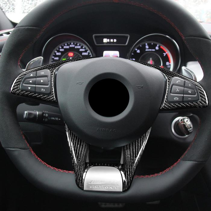 Suitable MercedesBenz W205 W213 C63 Cls63 Amg Decorative Steering Carbon Fiber Modification