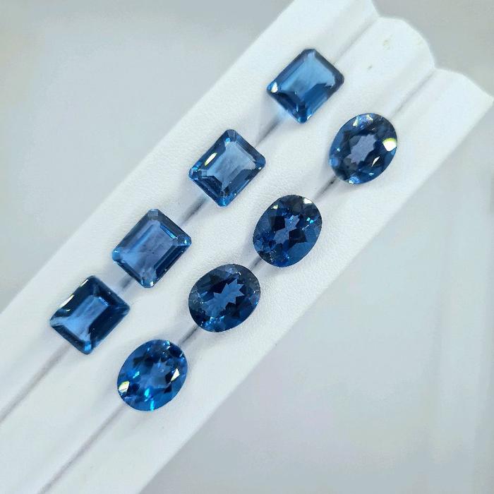 Natural london Blue topaz IRR , london topaz , batu permata , Batu permata Topaz ,Batu mulia , Topaz