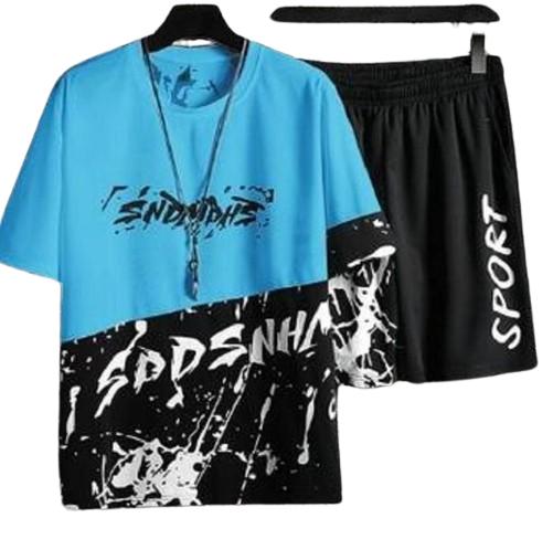 Baju Setelan Kaos Oblong Pria Size L Tshirt Celana Pendek SnomSport Panjang Dewasa Sablon Distro