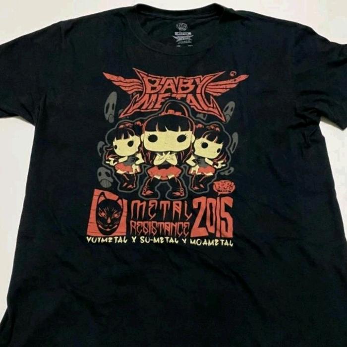 Kaos Babymetal Original Asli Jepang Official Merch